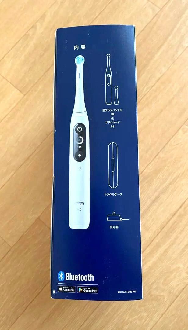 電動歯ブラシ　ブラウンOral-B iO6 ホワイトiOM6216 1K WT