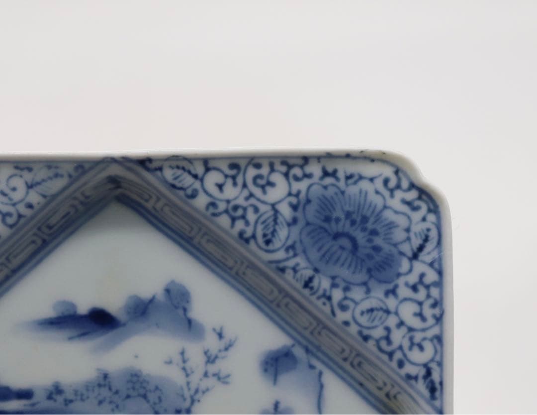 時代　伊万里　染付　寿司皿&豆皿10点セット　送料込み1124