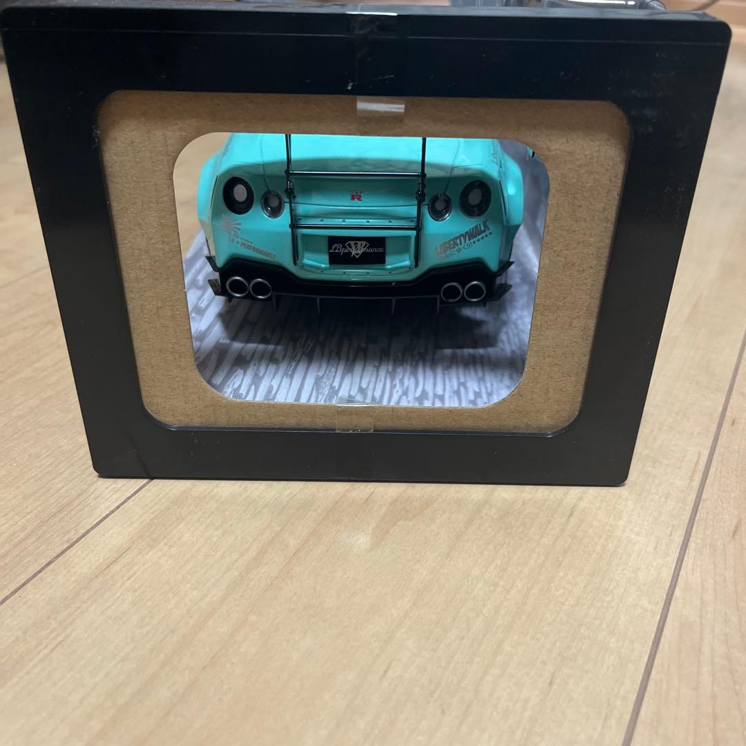 LB★WORKS Nissan GT-R アクアブルー 1/18
