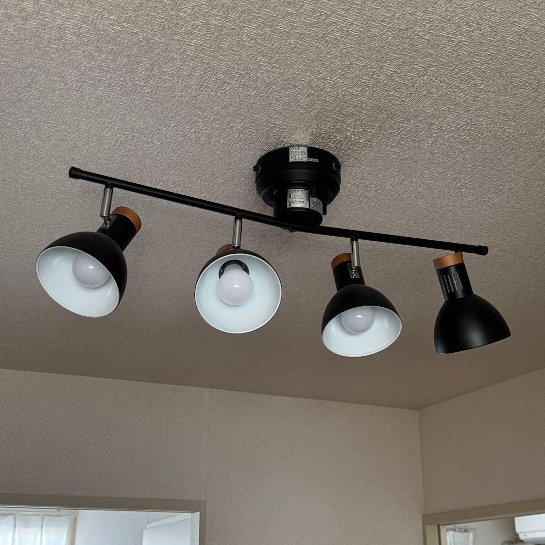 ニトリ シーリングライト メストロ 4RC ブラック