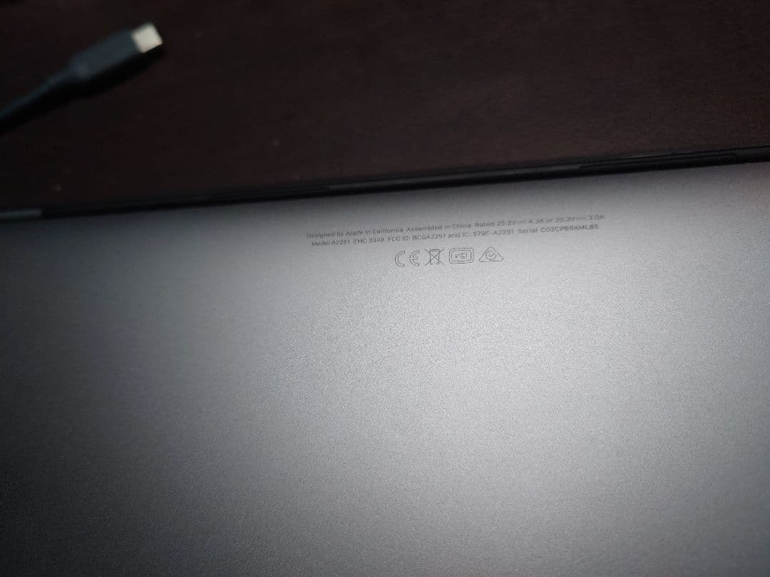 美品 MacBook Pro 2020 Core i7 32G SSD 512G