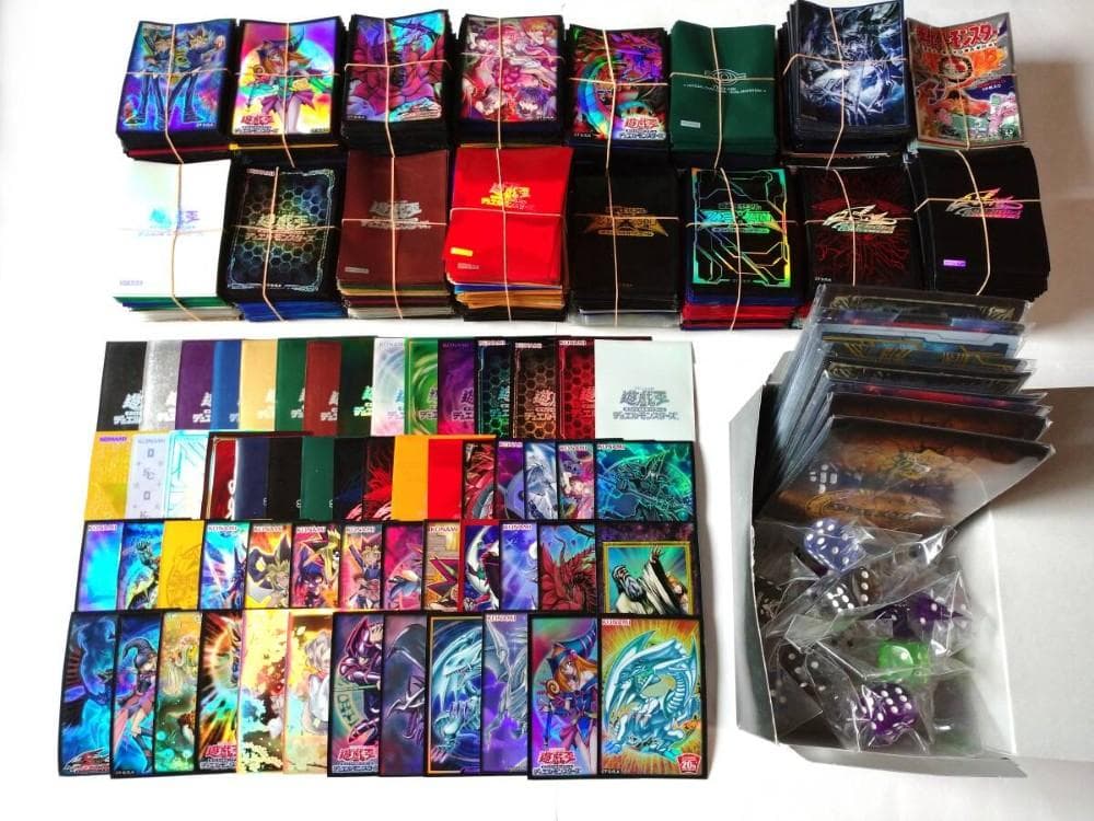 遊戯王 スリーブ プロテクター サプライ ダイス 大量まとめ売り ※平日発送商品