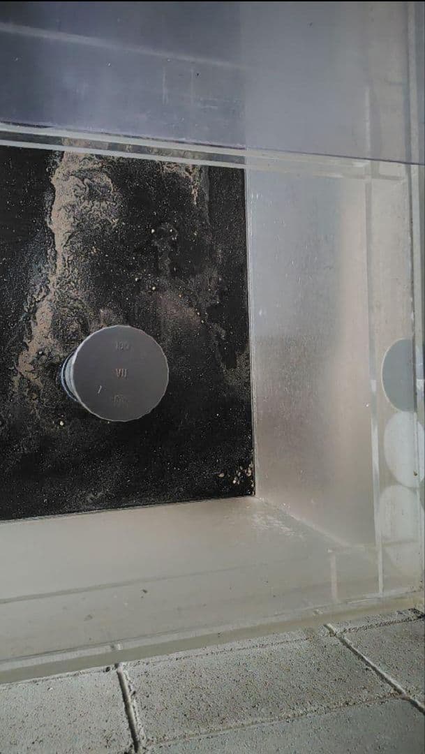 【送料込】大型アクリル水槽　1800×750×600（h）底面ブラック