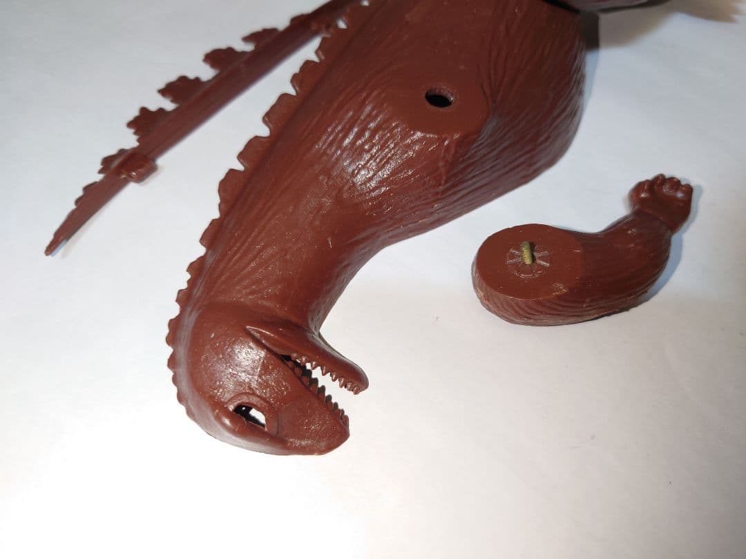 最初期版　ゴジラ　世紀の大怪獣！！マルサン　国産プラモデル第一号　電動プラモデル