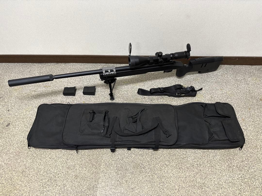 東京マルイ M40A5 BK ストック エアーコッキング スナイパー スコープ付