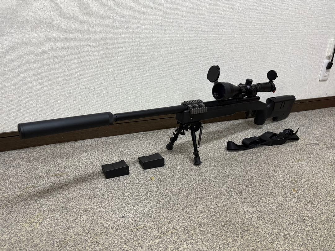 東京マルイ M40A5 BK ストック エアーコッキング スナイパー スコープ付