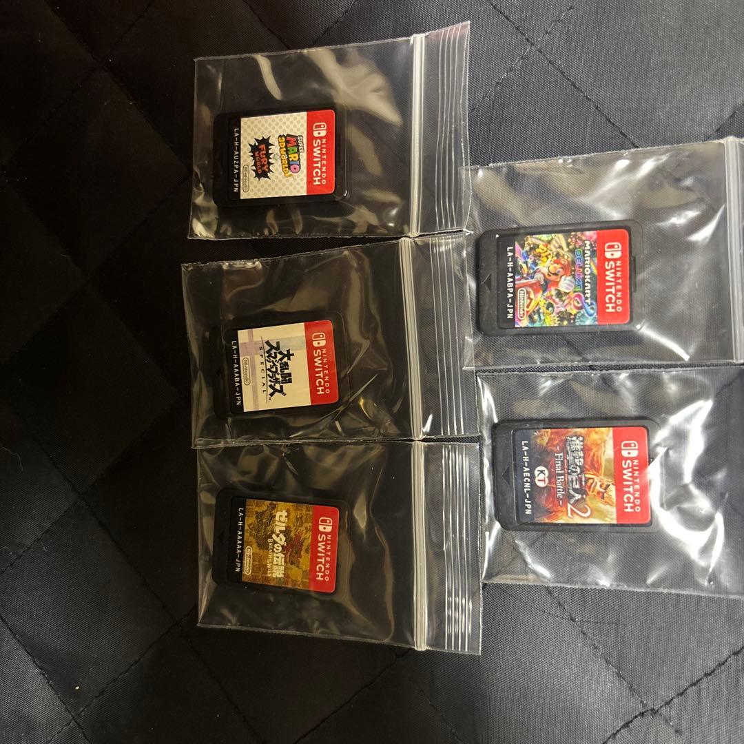 な*た様 Nintendo Switch 赤/黒 本体とゲームソフト5本