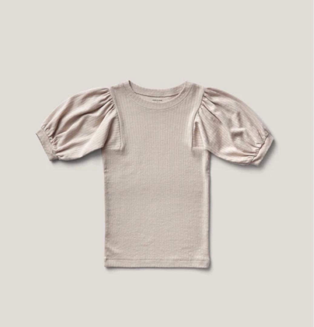新品 BALLOON TEE DOVE POINTELLE 2Y