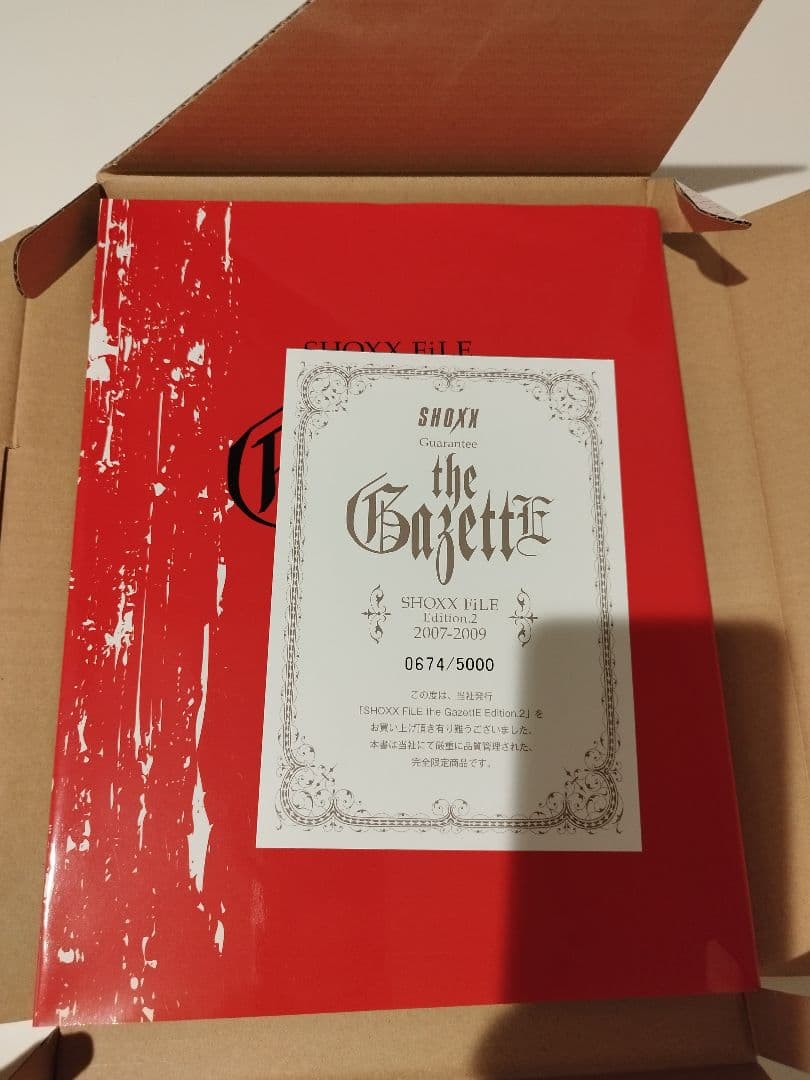 ミュージシャン the GazetteE SHOXX FiLE Edition.2