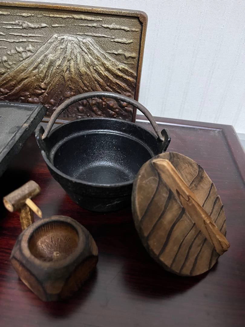 南部鉄器　ミニ茶道具7点セット