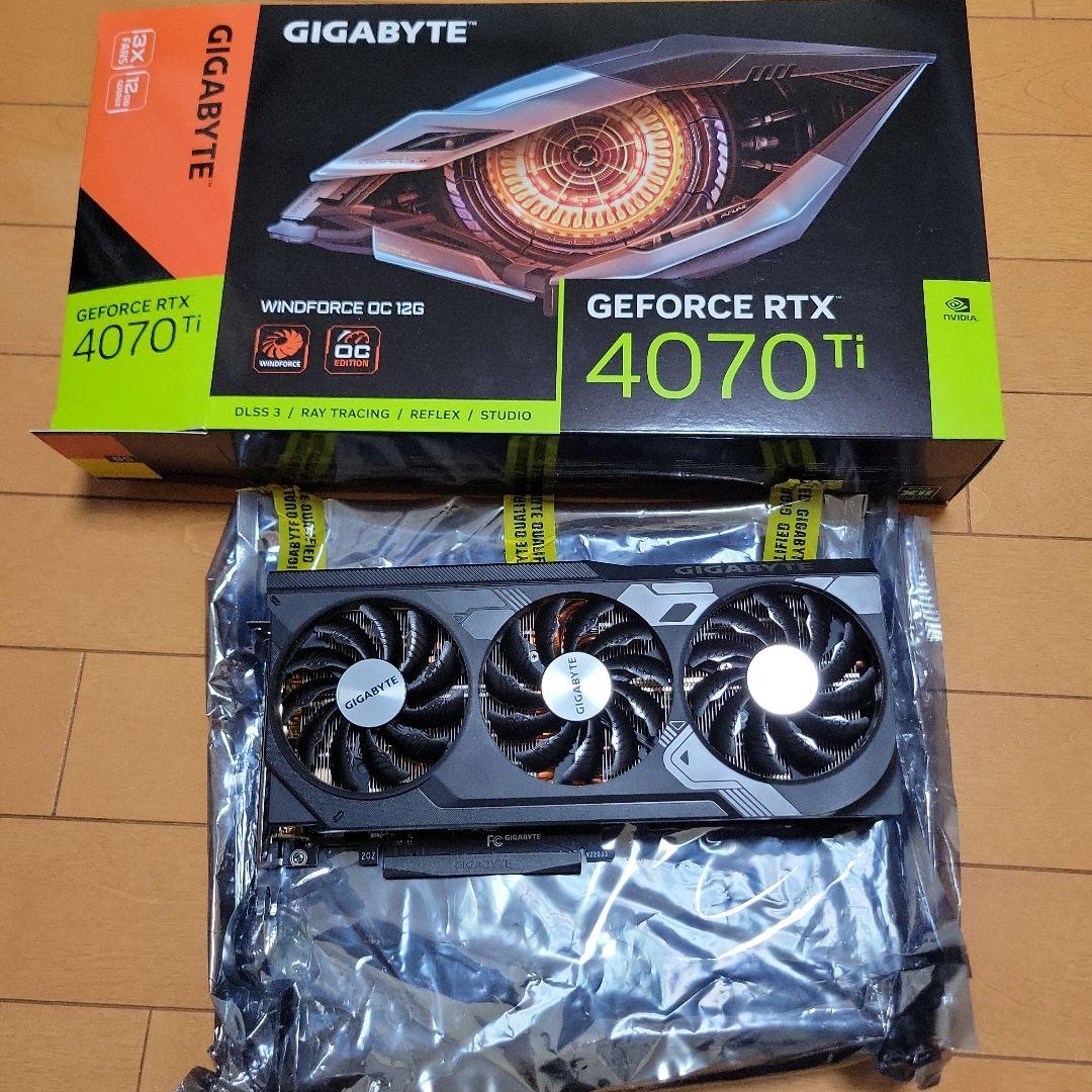 【中古】GIGABYTE GeForce RTX 4070 Ti