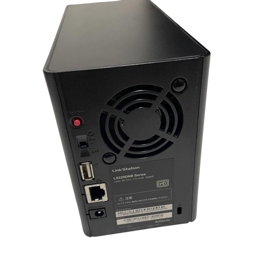【美品】BUFFALO 4TB LinkStation LS220DN0402B