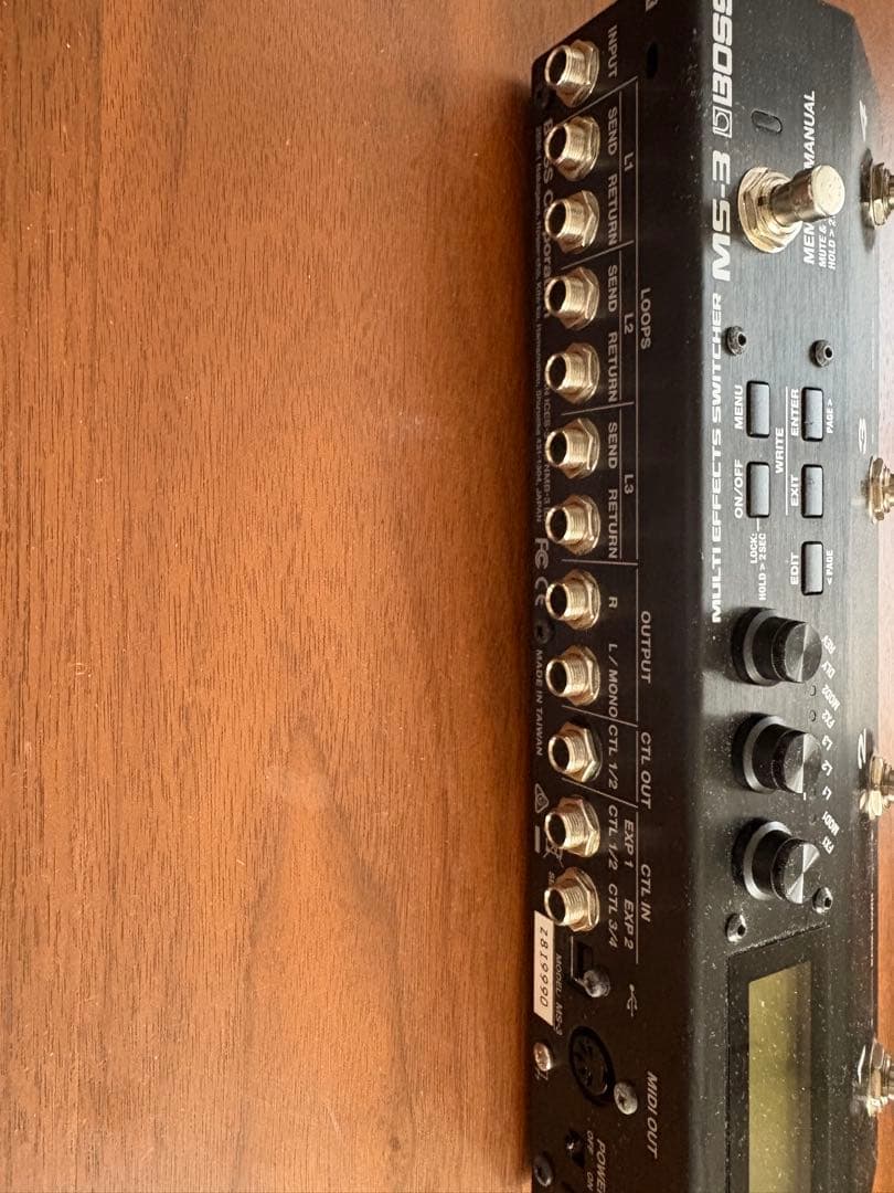 BOSS MS-3 （純正アダプター付き) FS-7
