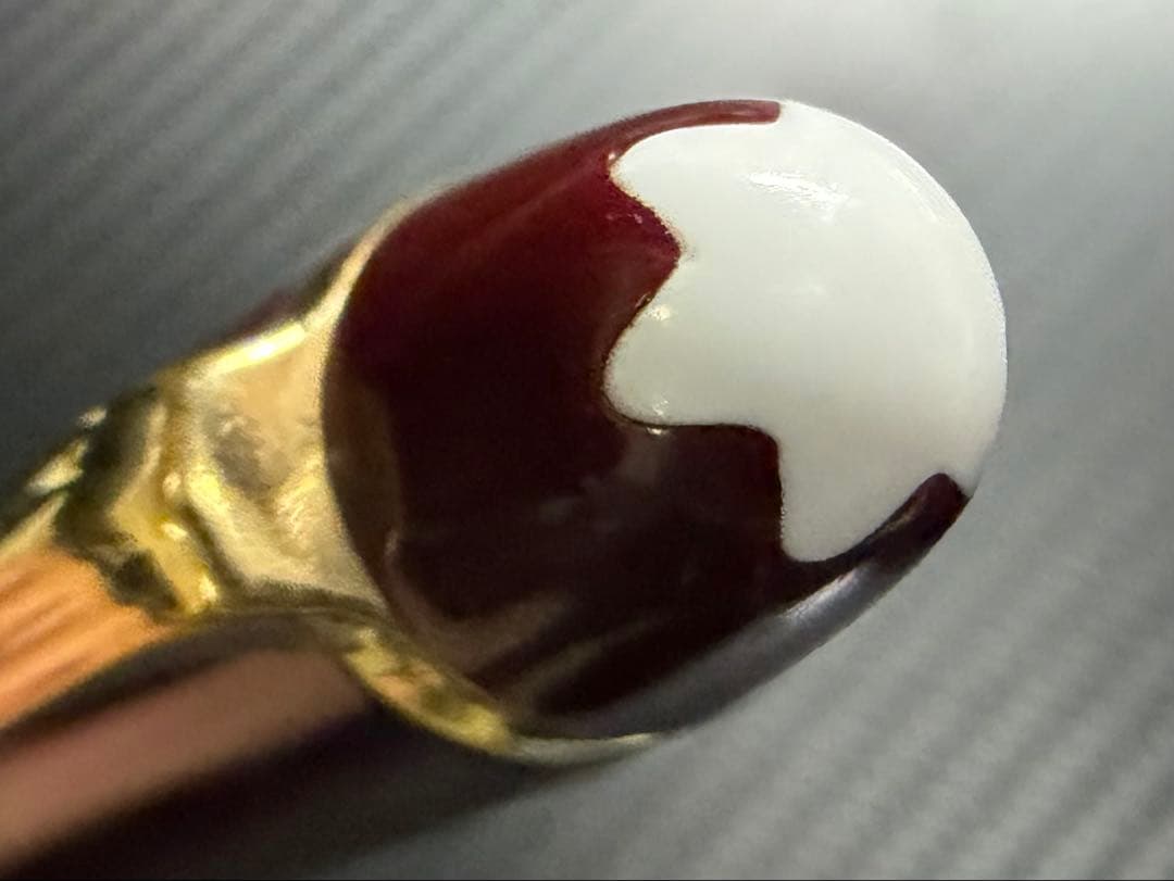 美品 エボナイト芯 モンブラン 144 ボルドー 全金 M 中字 万年筆