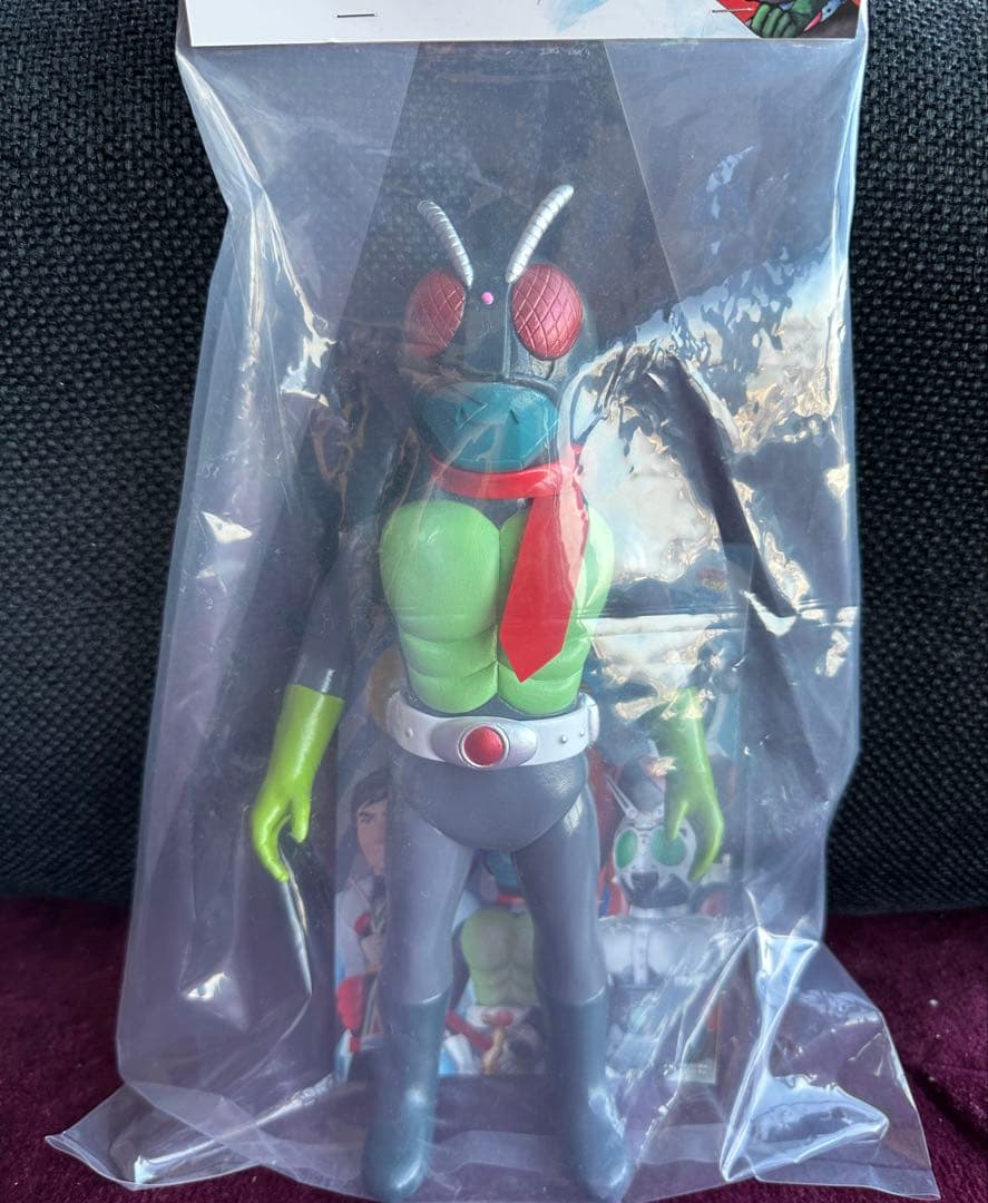 【新品未開封】原作版 仮面ライダー ソフビ　マスク取れ仕様　メディコムトイ