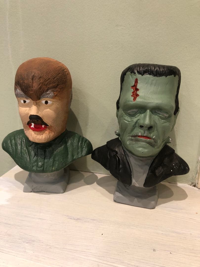 ビンテージ　70s ユニバーサルモンスター　フランケンシュタイン　ウルフマン