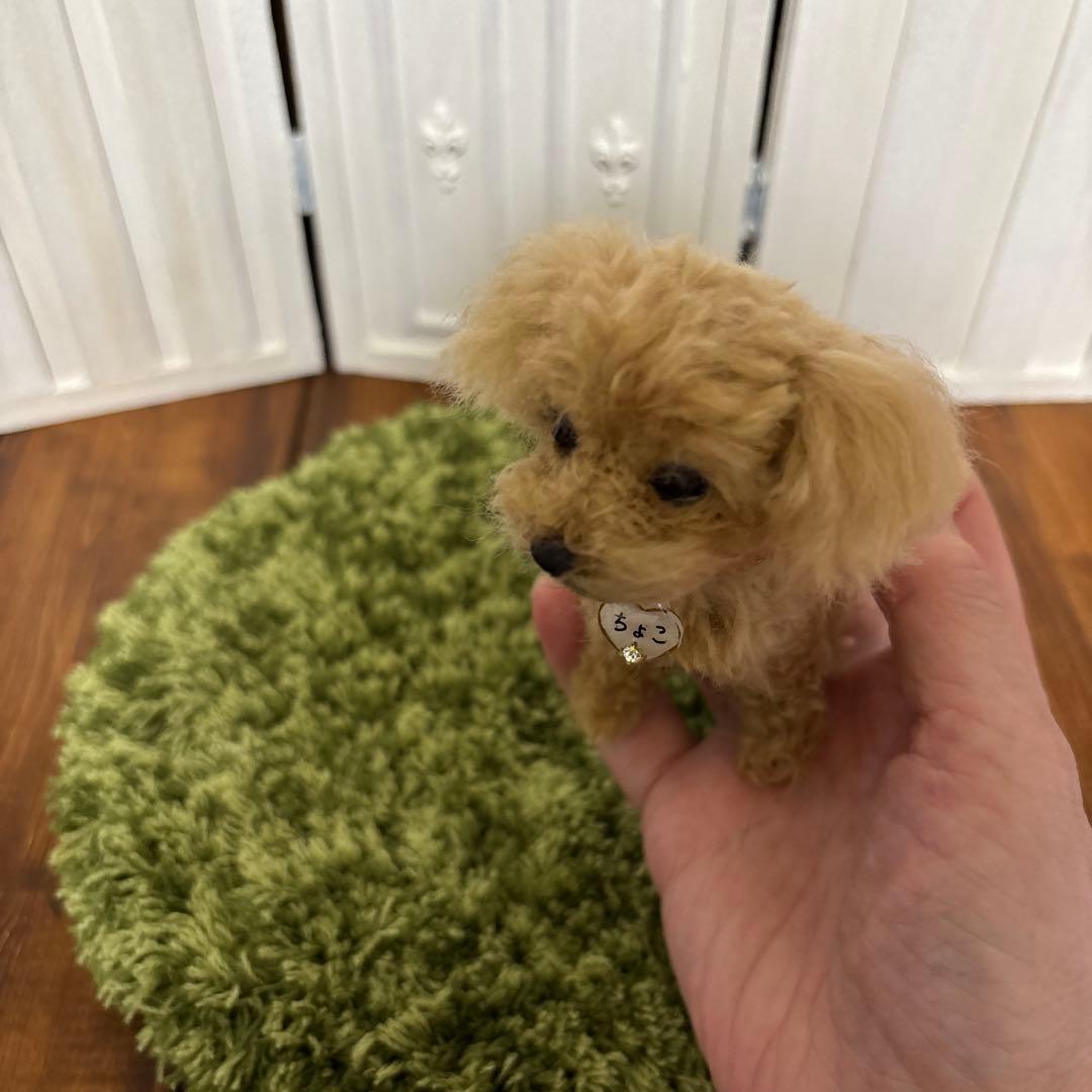 羊毛フェルト犬　やかちゃん