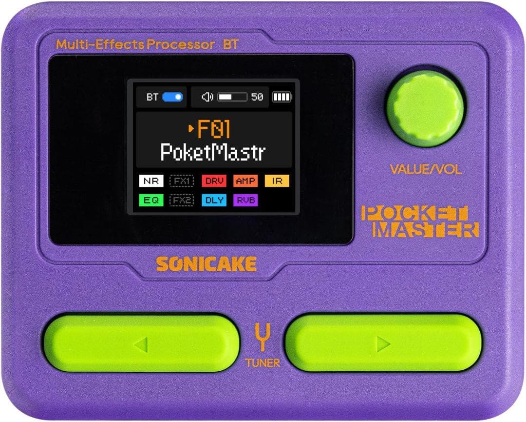 SONICAKE ポケットマスター QME-10 PP マルチエフェクトペダル