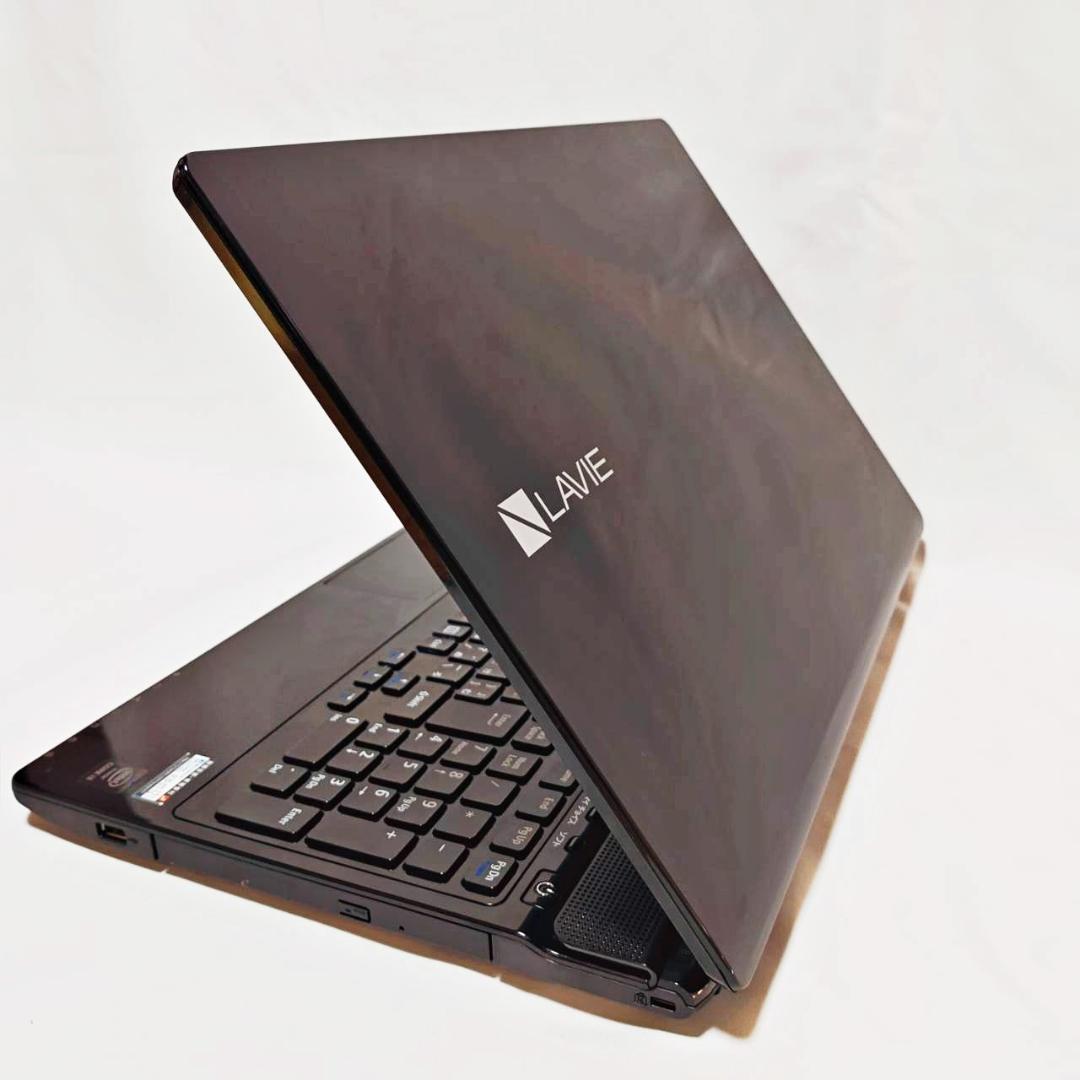 【美品】新品SSD256G・メモリ8Gで爆速！★設定済 Lavieノートパソコン