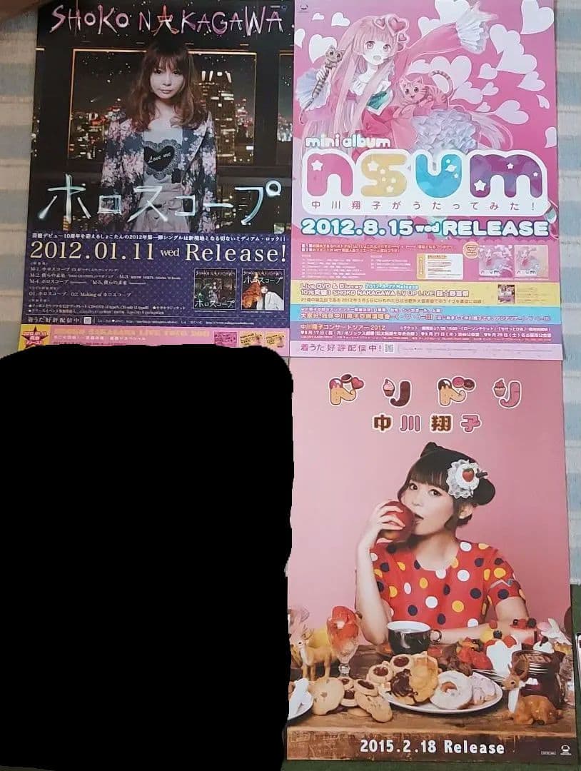 【美品 B2ポスター大量10枚セット！！】中川翔子 しょこたん