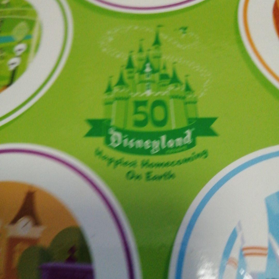 【直筆サイン入り】ディズニーランド　50周年記念プレート5枚