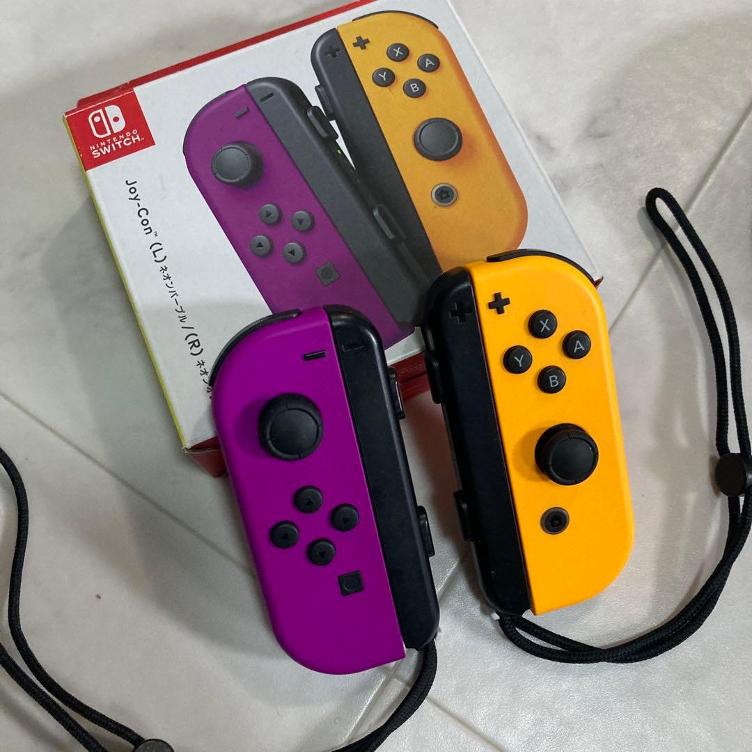 任天堂スイッチ 本体 ジョイコン4個 ジョイコンハンドル2個