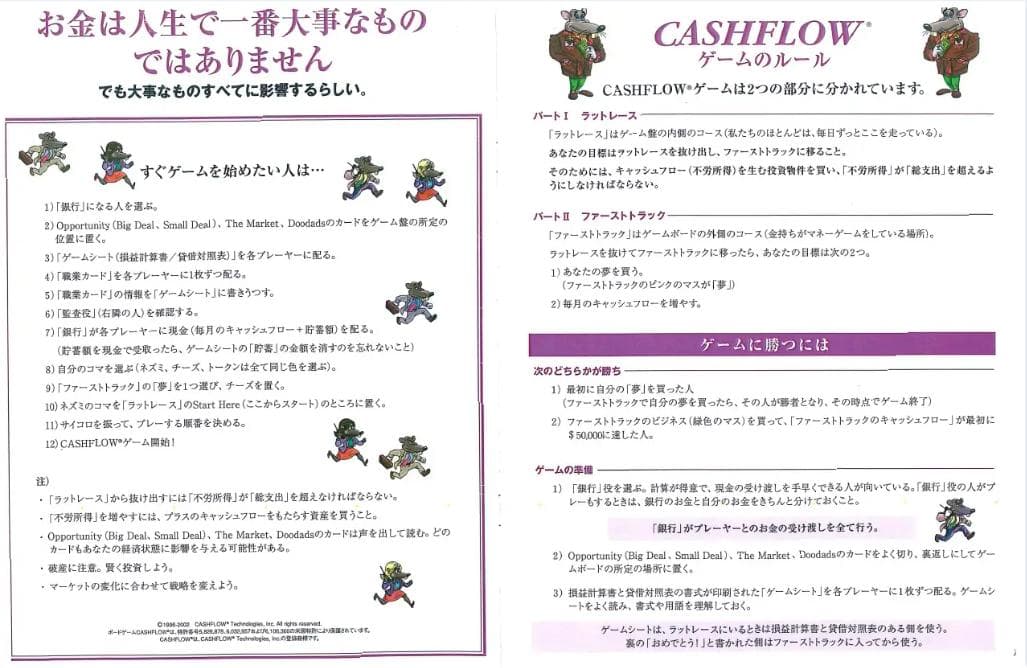 【Cashflow101】ボードゲーム キャッシュフロー101 日本語版