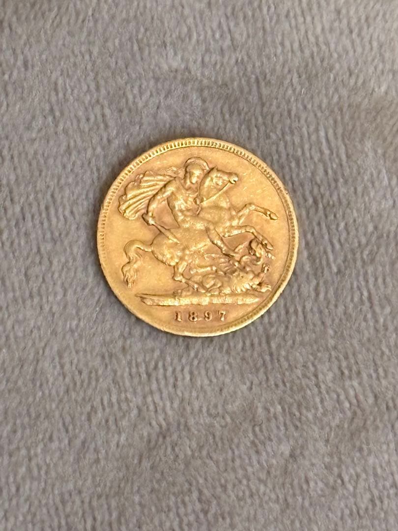 王道金貨！イギリス　ソブリン金貨　ベールドヘッド ヴィクトリア 1897年