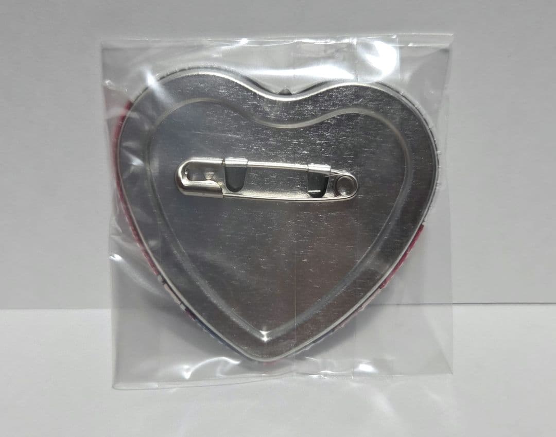 綾波レイ　ハート缶バッジ