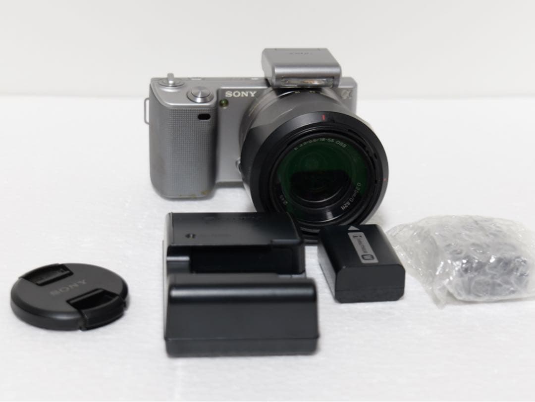 ソニー ミラーレス一眼カメラ NEX-5 レンズ付き 動作確認済み