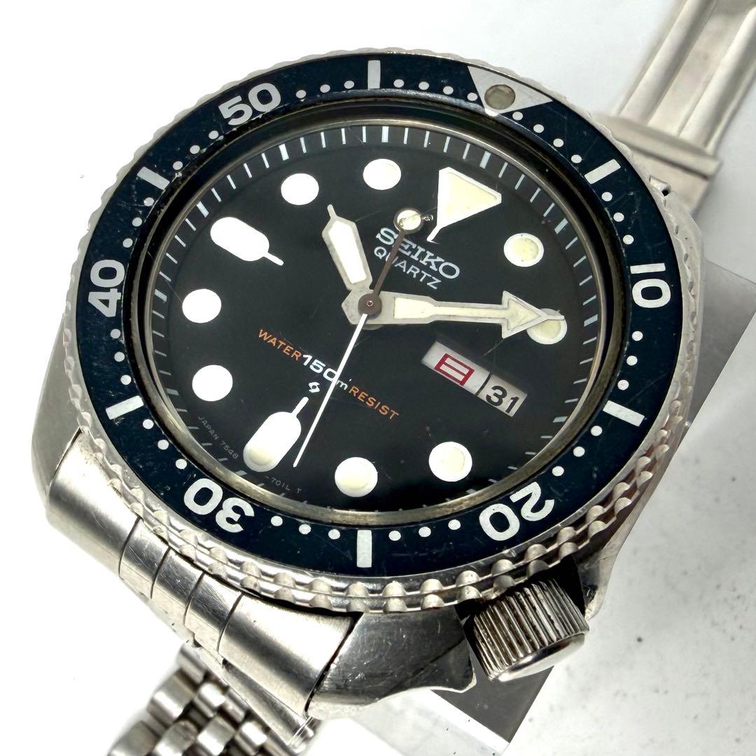 【新品電池/稼働品】セイコー ダイバーズウォッチ 7548-7000 腕時計