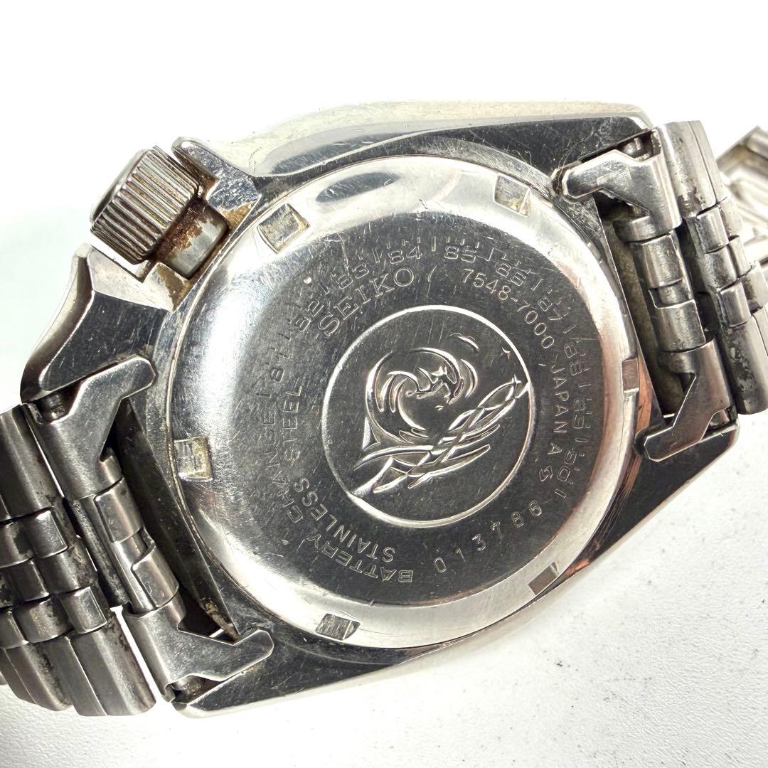 【新品電池/稼働品】セイコー ダイバーズウォッチ 7548-7000 腕時計