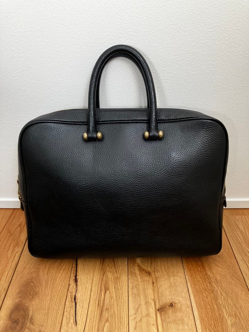 【TOFF&LOADSTONE】Mr.brief レザーブリーフバッグ ブラック