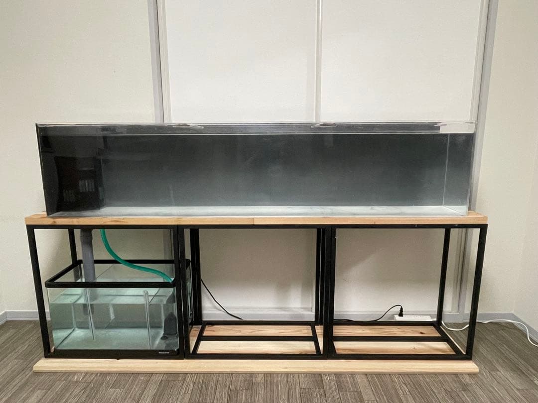 【引き取り限定】アクリルオーバーフロー水槽セット1800