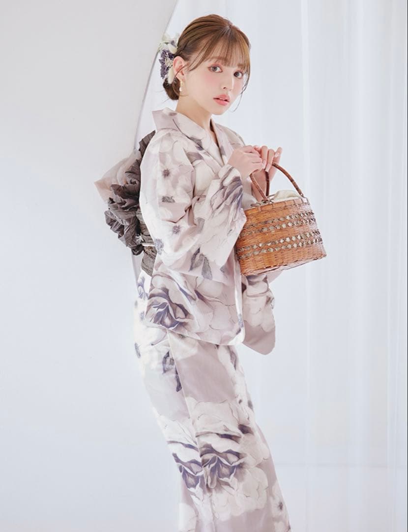 sugar nine 浴衣 アンティーク調ロマンティック牡丹浴衣