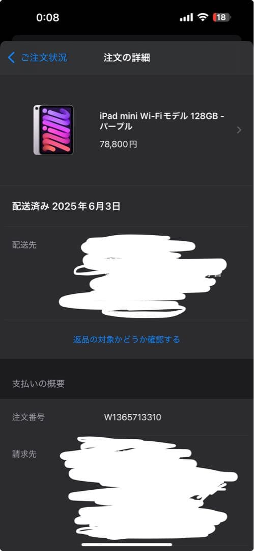 Apple iPad mini 7 本体