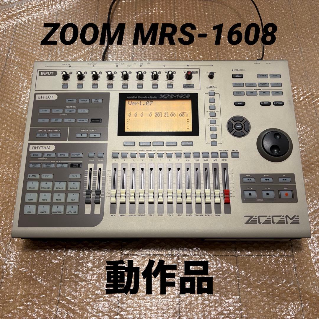 ZOOM MRS-1608 マルチトラックレコーダー MTR