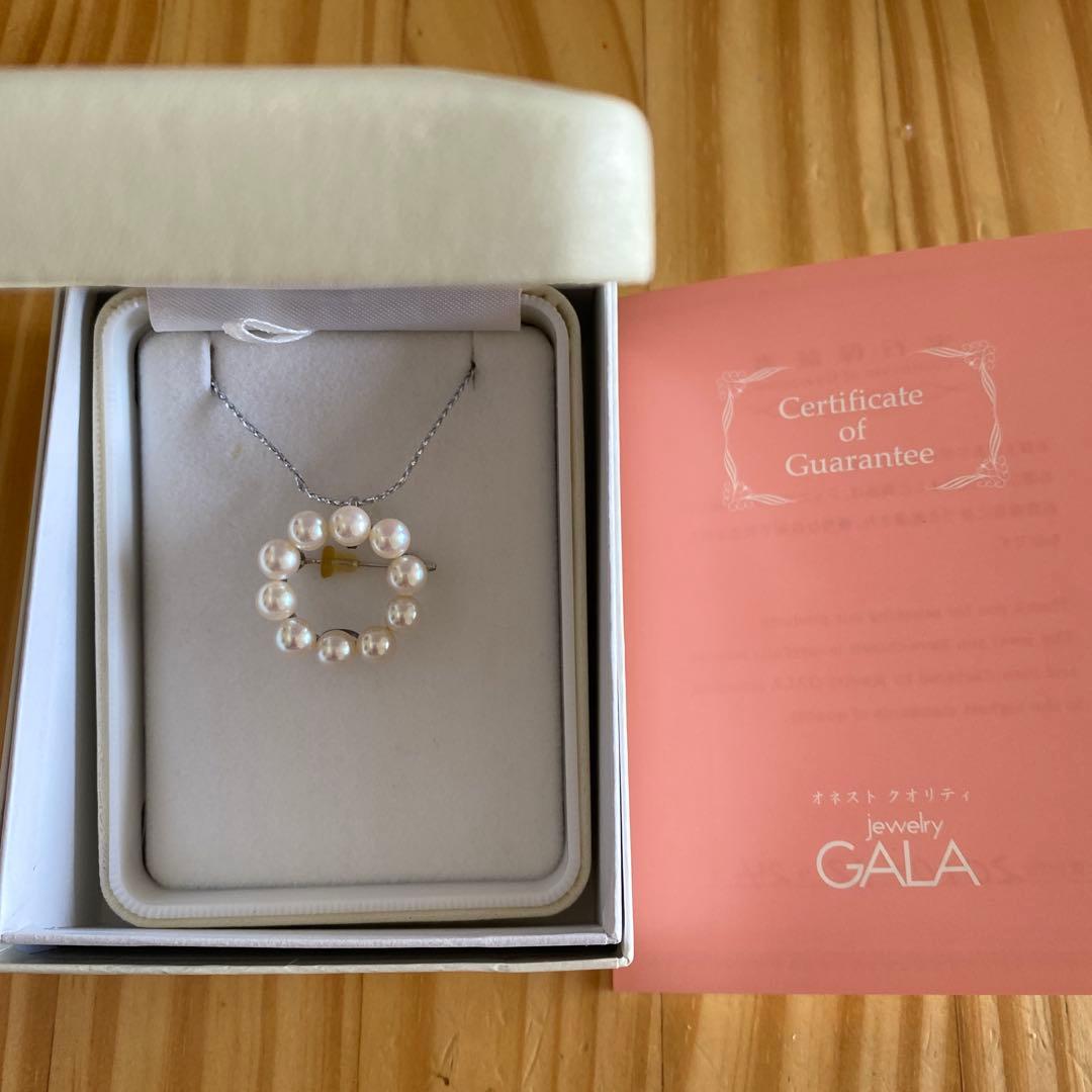 真珠リング型ブローチ