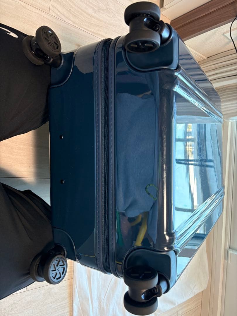 美品　ゼロハリバートン　54L ネイビーブルー