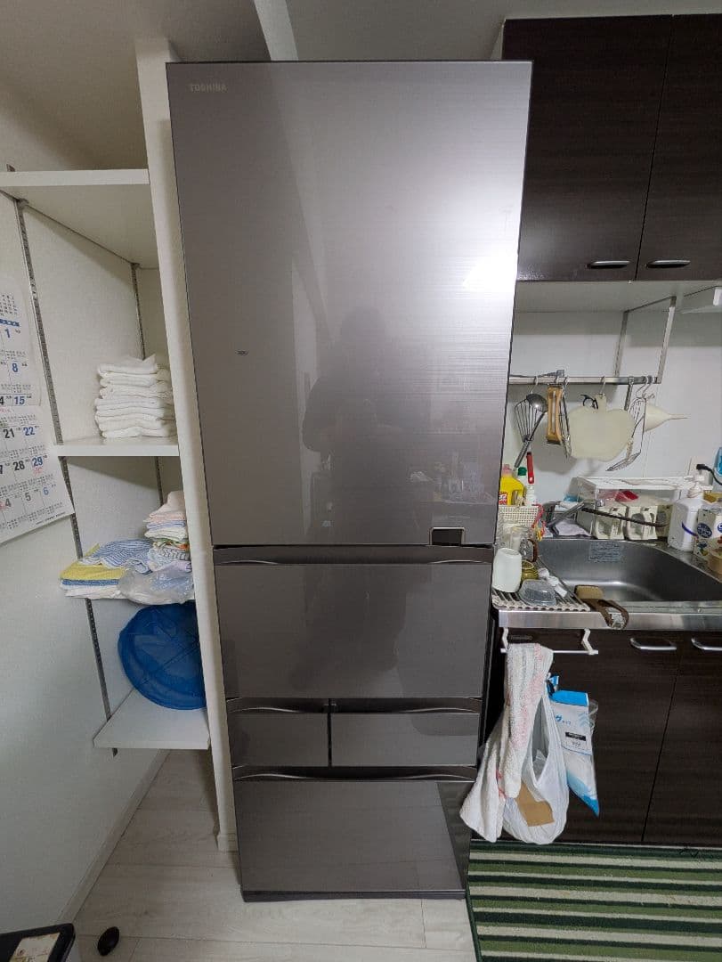 TOSHIBA GR-S470GZ(ZH) 冷蔵庫 2020年製