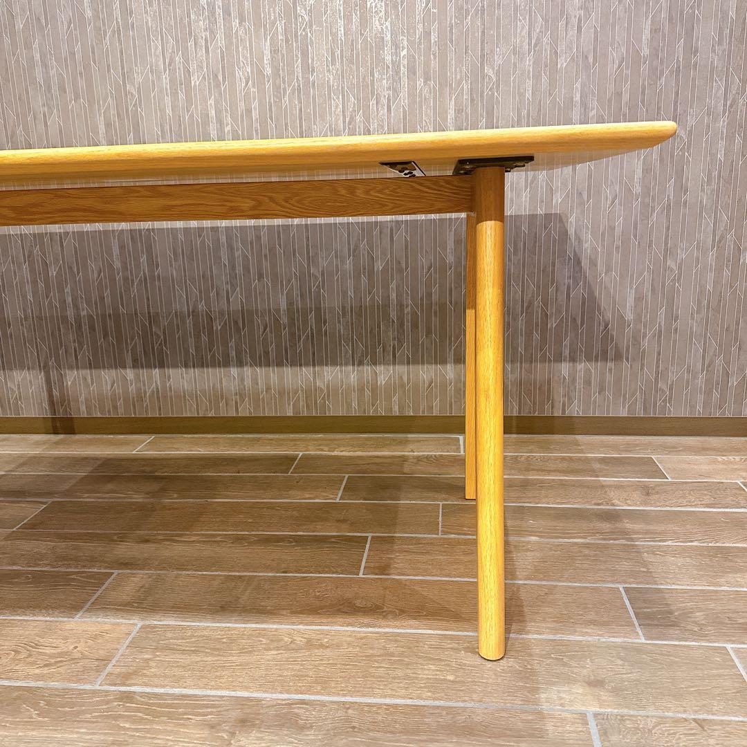 【美品】ACTUS SOUP Aレッグ 160cm オーク材 ナチュラル 北欧