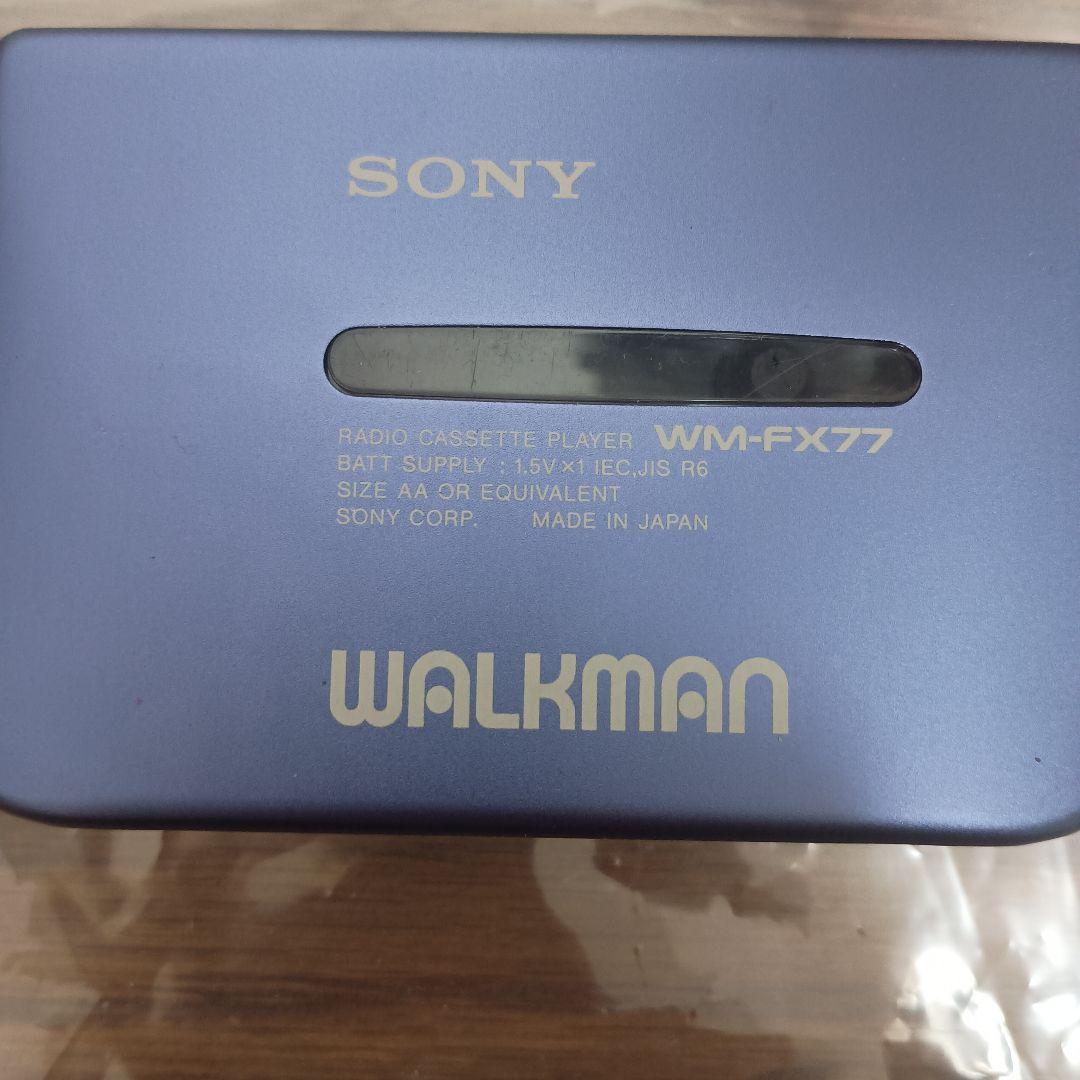 完全ジャンク品　送料込み匿名配送　ソニーカセットテープウォークマンWM-FX77