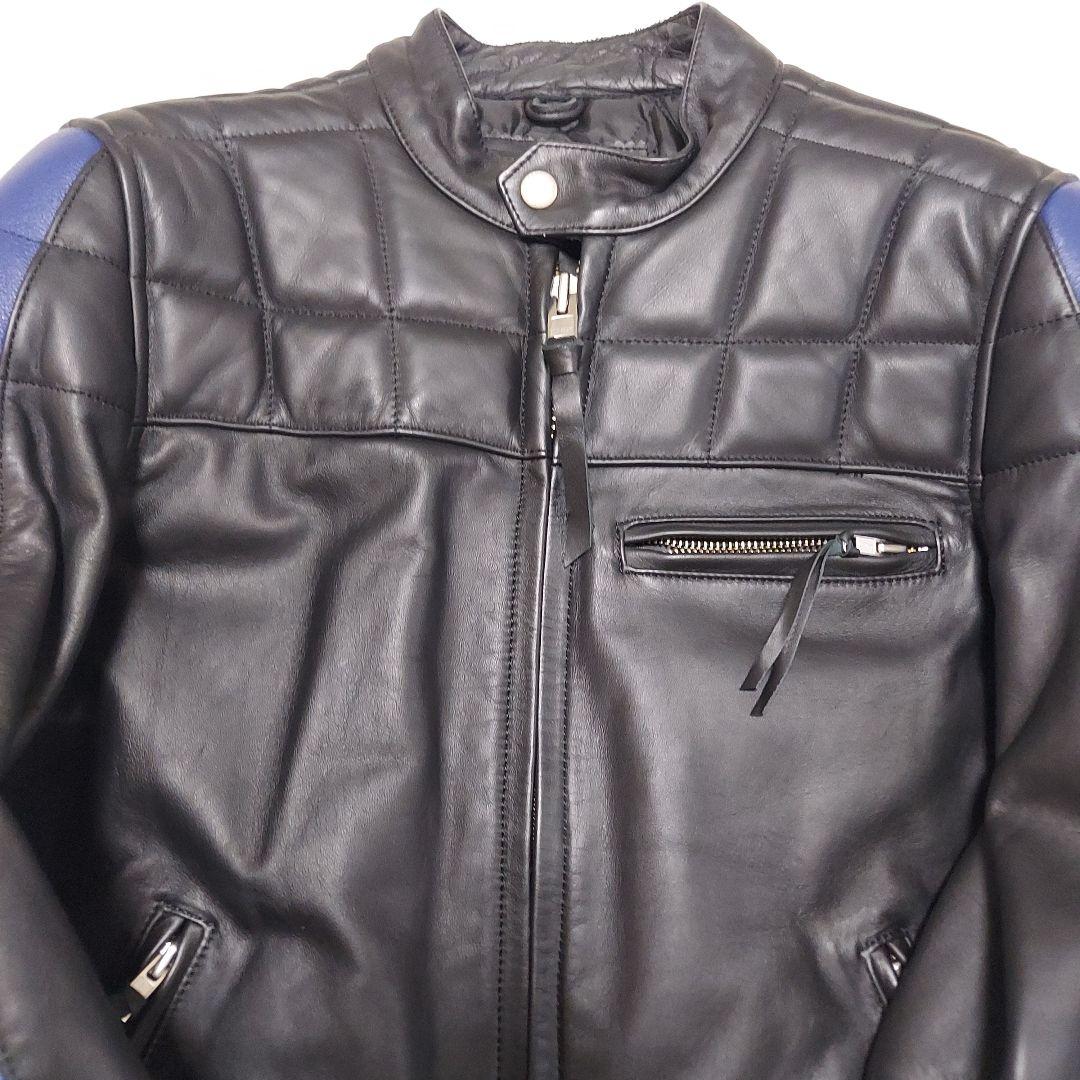 インディアンモーターサイクル カウレザー ライダースジャケット シングル 36