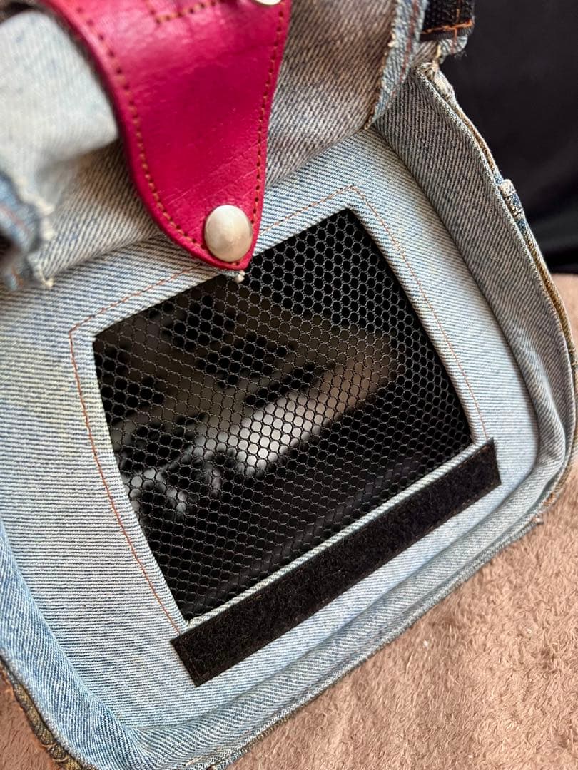 セール！！ドギードリー　デニムキャリーバッグ