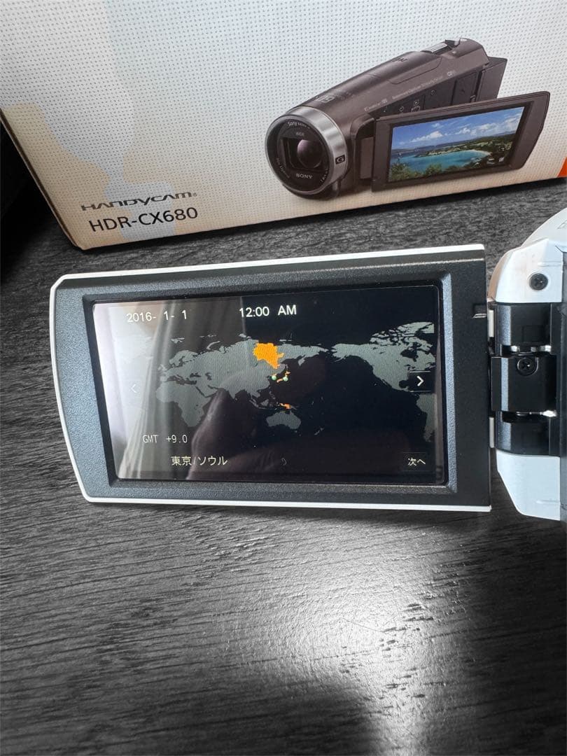 HDR-CX680 HDビデオカメラ 60倍ズーム 手ブレ補正【極美品】即発送可
