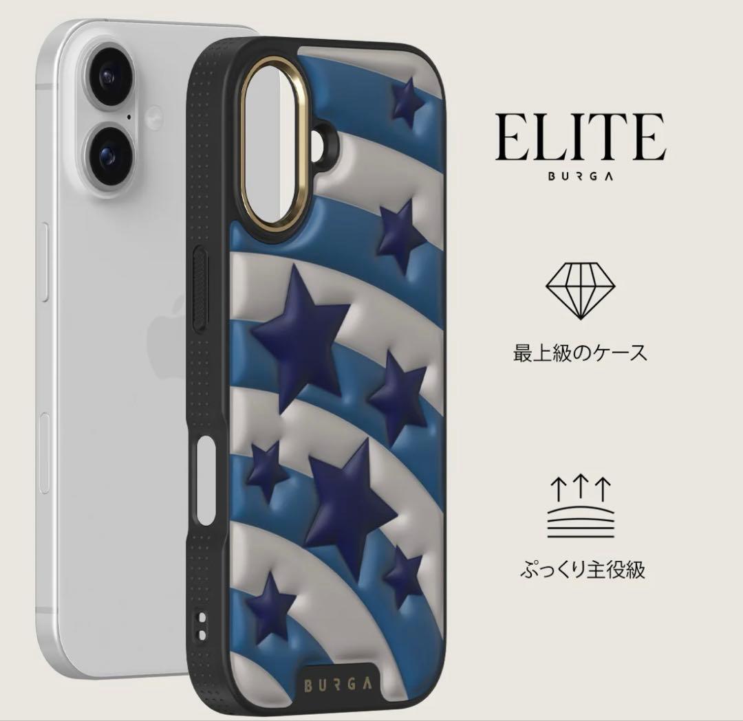 新品　未使用✨BURGA iPhone 17 ケース　Pop Star ゴールド