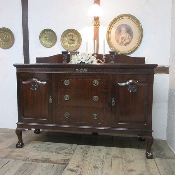 イギリス アンティーク 家具 サイドボード キャビネット 什器 英国 6559c