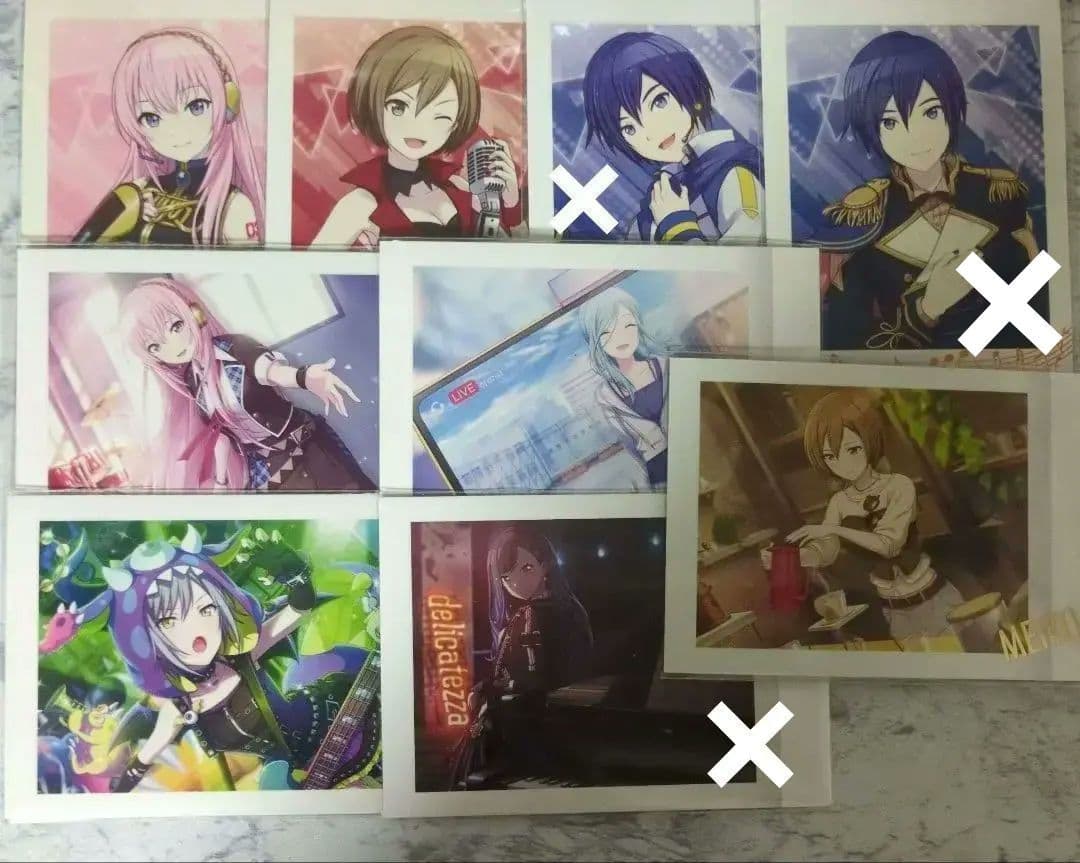 プロセカ まとめ売り 缶バッジ グリ缶 エピカ ぱしゃこれ ウエハース アクスタ