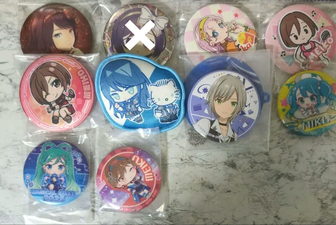 プロセカ まとめ売り 缶バッジ グリ缶 エピカ ぱしゃこれ ウエハース アクスタ