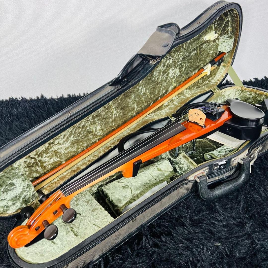 ヤマハ SV-100 サイレントバイオリン バイオリン 弦楽器 美品 ケース付き
